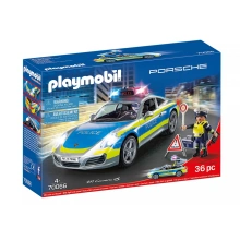 Playmobil Porsche 911 Carrera 4S , Policie, 36 dílků