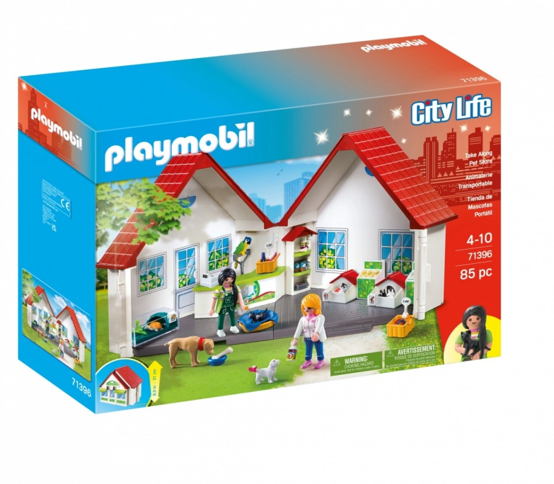 Playmobil Playmobil 71396 Přenosný obchod se zvířáty