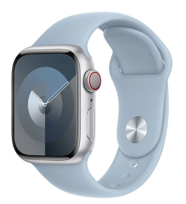 Řemínek Apple 41 mm sportovní, M/L, světle modrá