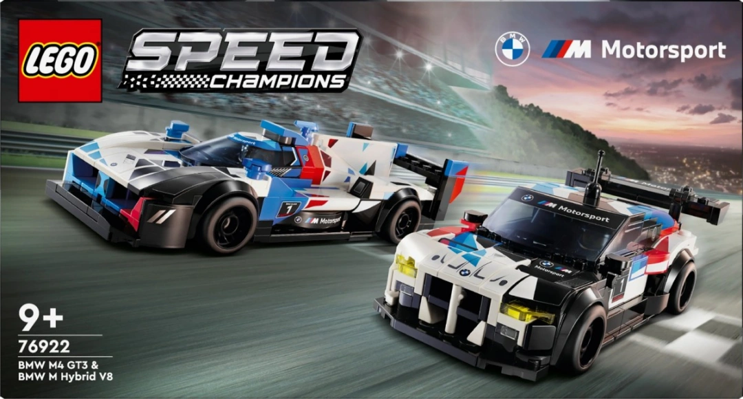 LEGO Speed Champions 76922 BMW M4 GT3 a BMW M Hybrid V8