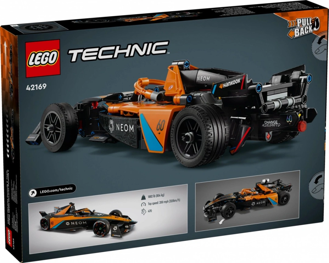 LEGO Technic 42169 NEOM McLaren Formula E Race Car