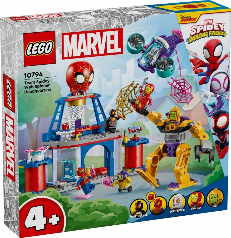 LEGO Marvel 10794 Pavoučí základna Spideyho týmu