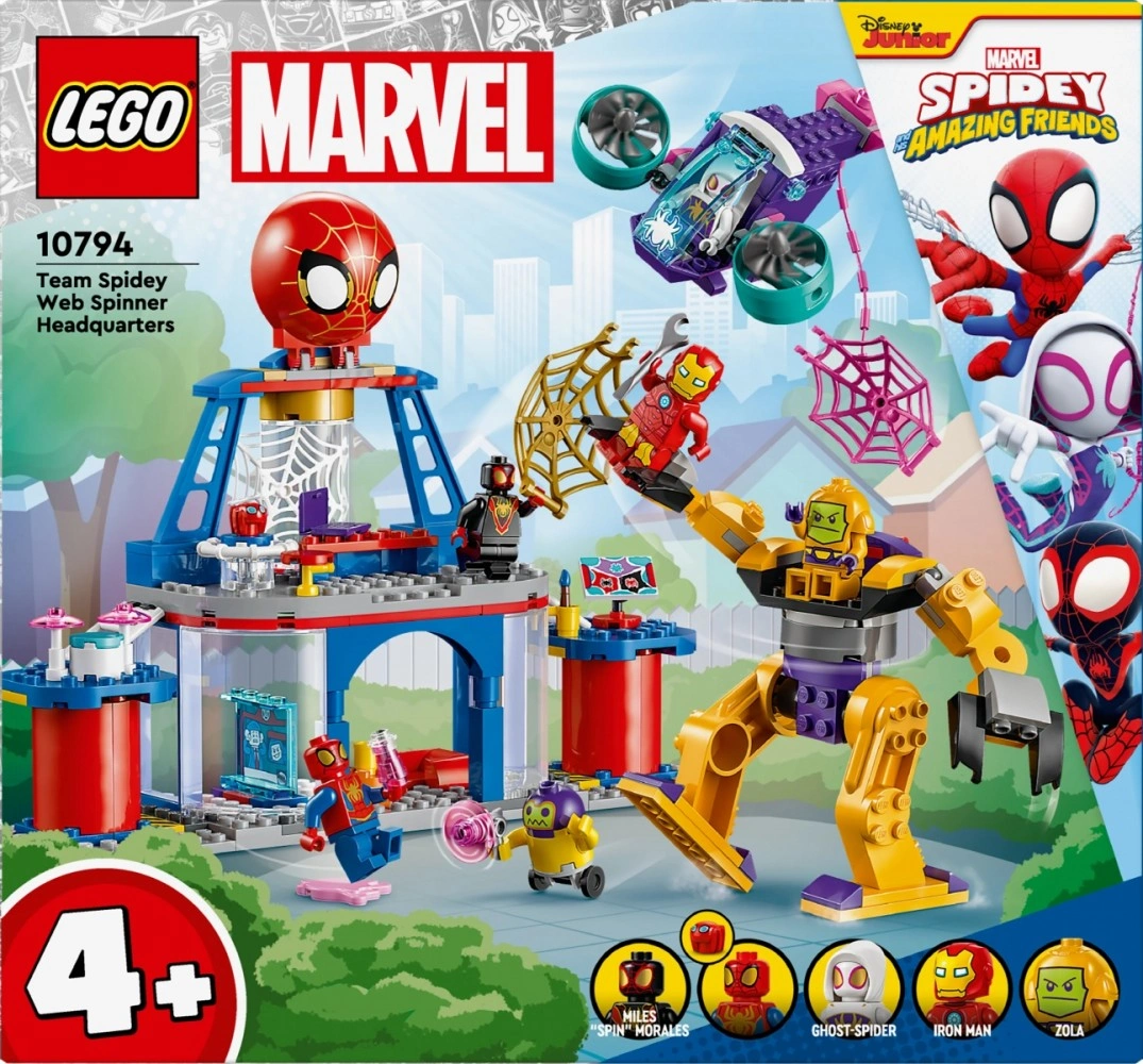 LEGO Marvel 10794 Pavoučí základna Spideyho týmu