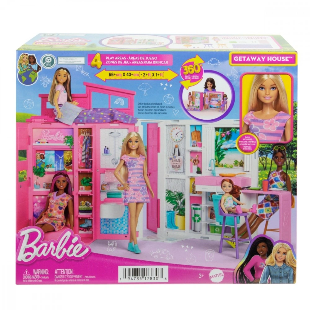 Mattel Barbie Domek s panenkou HRJ77