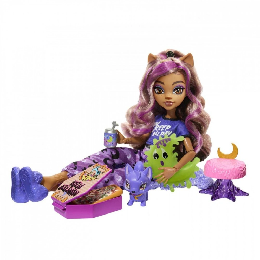 Monster High Creepover Party panenka - Clawdeen HKY67