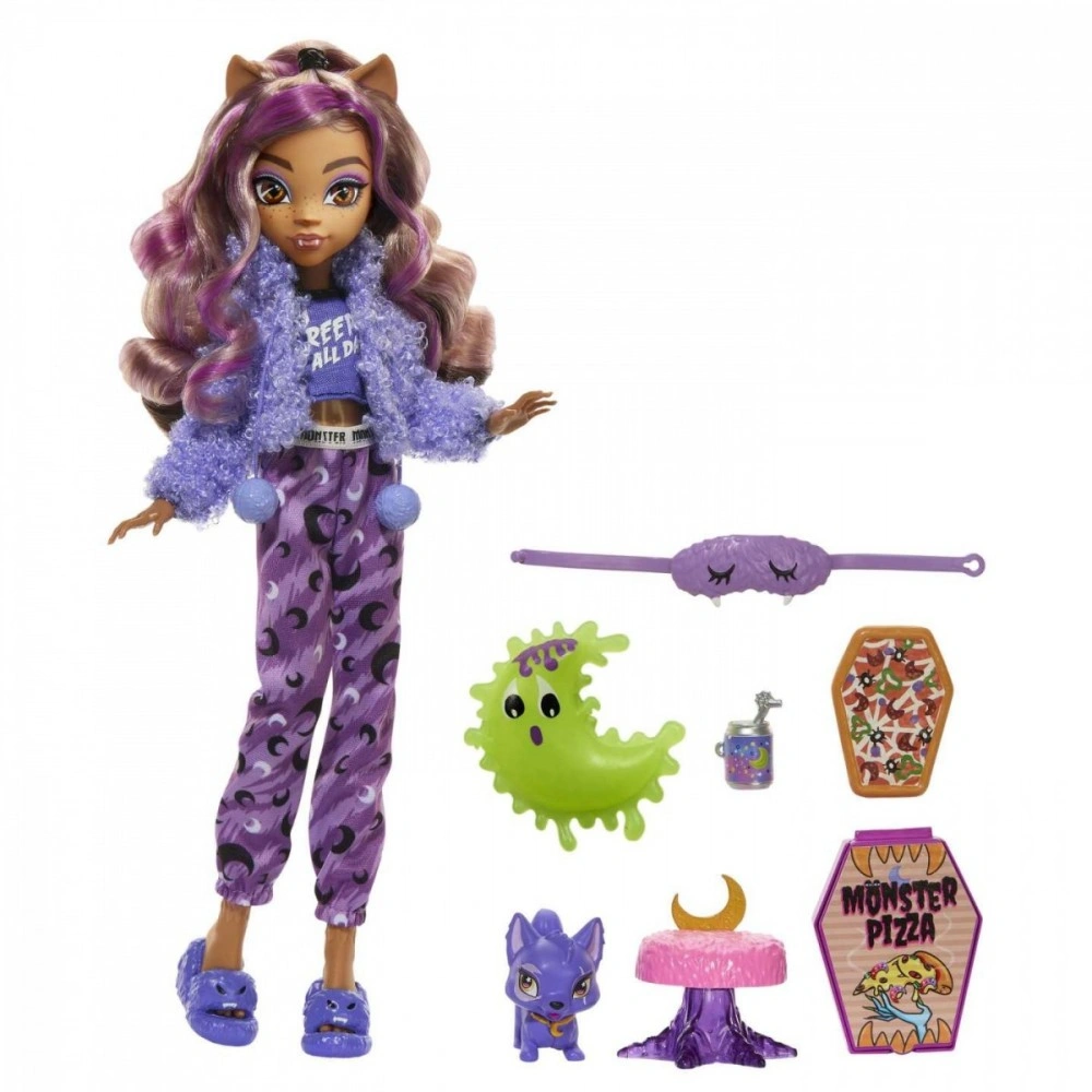 Monster High Creepover Party panenka - Clawdeen HKY67