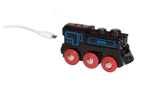 Brio WORLD 33599 Dobíjecí lokomovita s USB kabelem