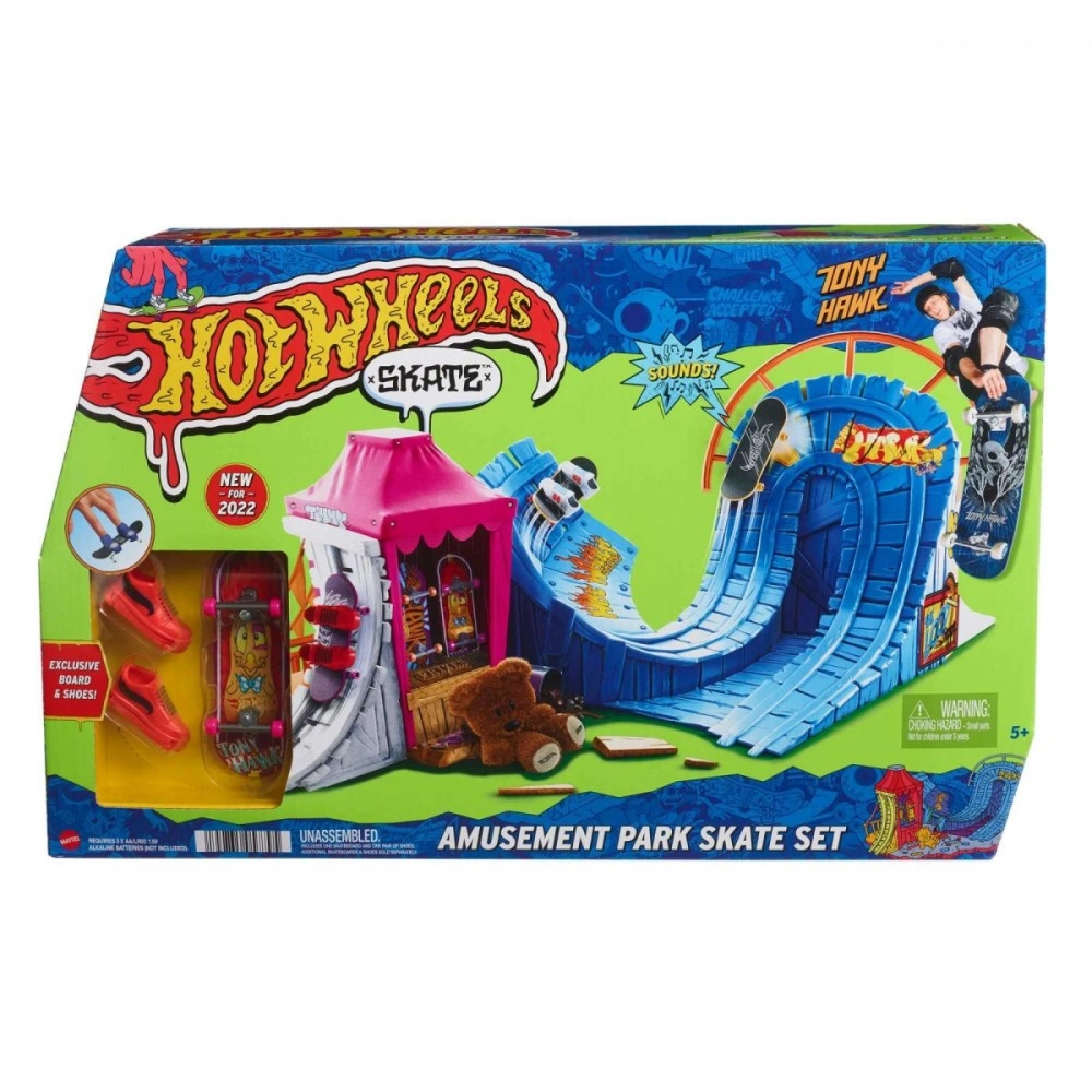 Hot Wheels Skates Zábavný fingerboard skatepark HGT95