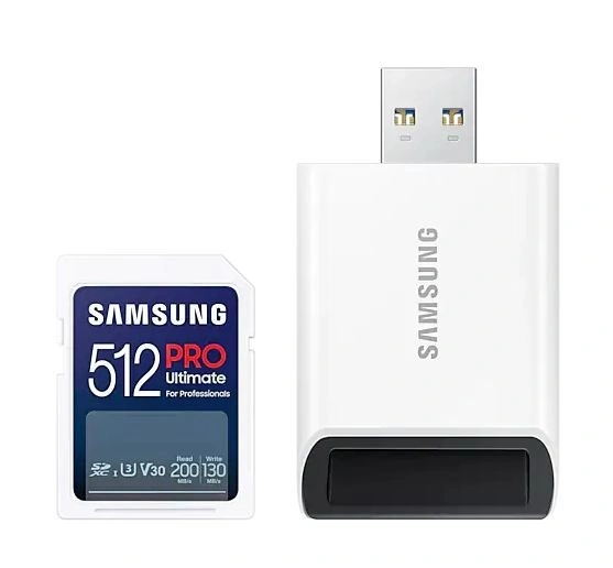 Samsung SDXC 512GB PRO Ultimate + USB adaptér