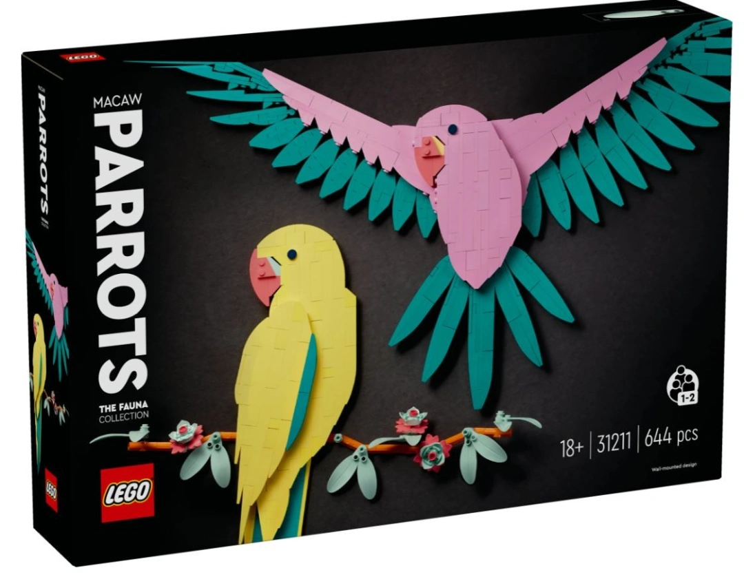 LEGO Art 31211 Kolekce zvířat – Papoušci ara