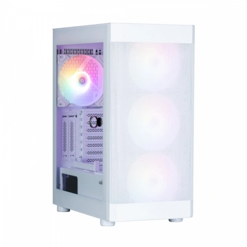 Zalman skříň i4 TG / Middle Tower / 4x 140 mm RBG LED fan / 2x USB 3.0 / 1x USB 2.0 / mesh panel / t