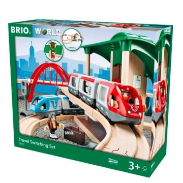 Brio WORLD 33512 Cestovní sada s výhybkou