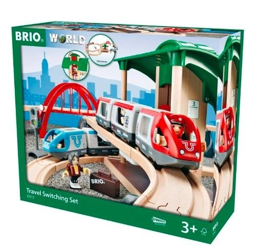 Brio WORLD 33512 Cestovní sada s výhybkou