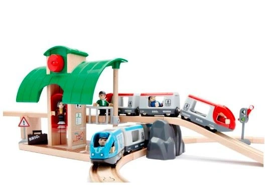 Brio WORLD 33512 Cestovní sada s výhybkou