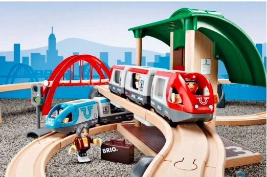 Brio WORLD 33512 Cestovní sada s výhybkou