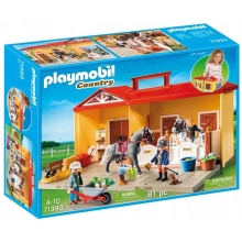 Playmobil nová přenosná stáj 71393