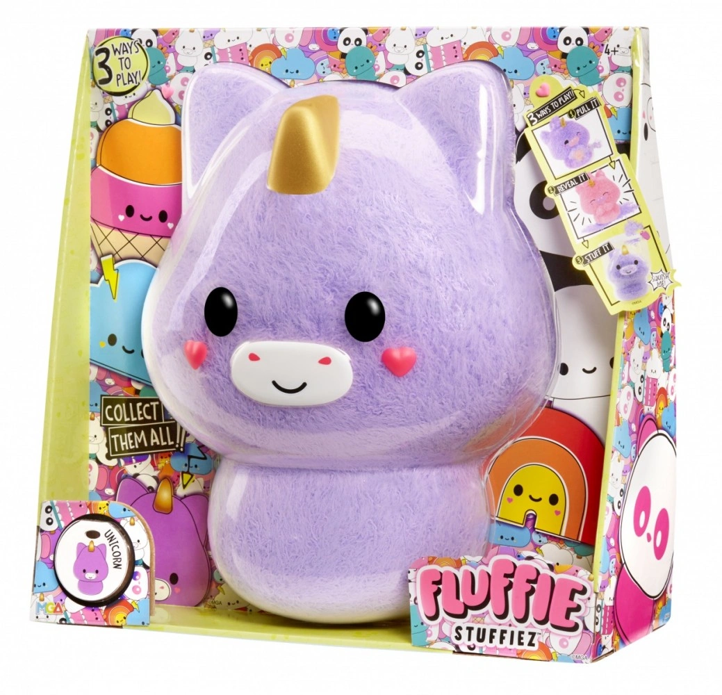 MGA Fluffie Stuffiez Velký chlupáček - Unicorn