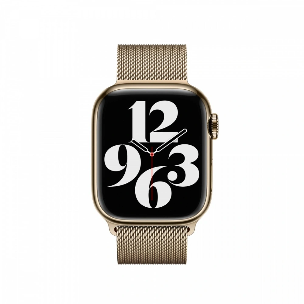 Řemínek Apple 41 mm milánský tah, zlatá