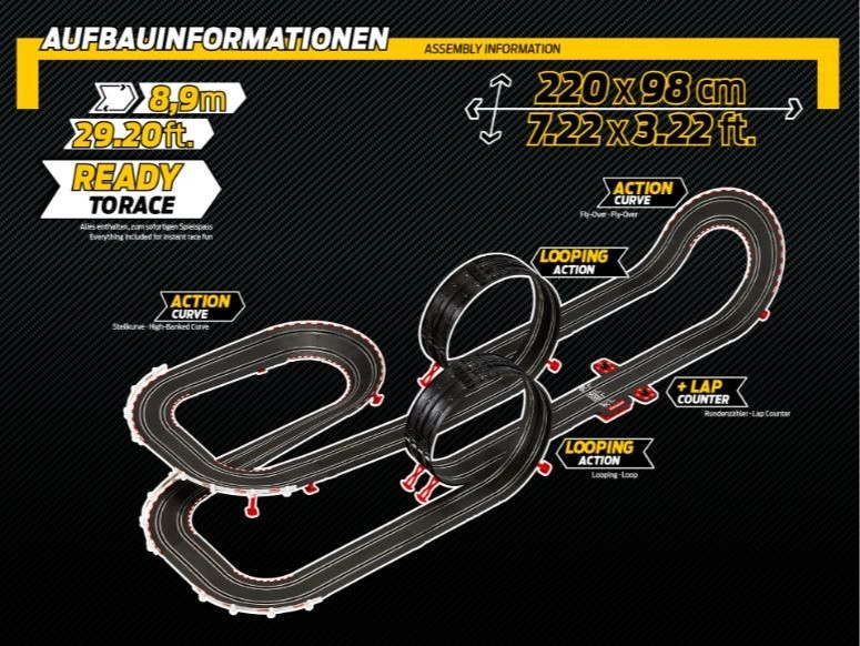 Carrera Autodráha GO 62561 DTM High Speed Show