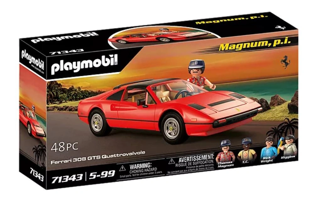 Playmobil 71343 Magnum, p.i. Ferrari 308 GTS Quattrovalvole