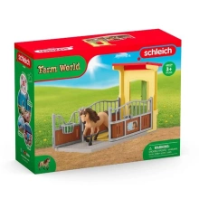 Schleich 42609 Box pro poníky s hřebcem islandského poníka