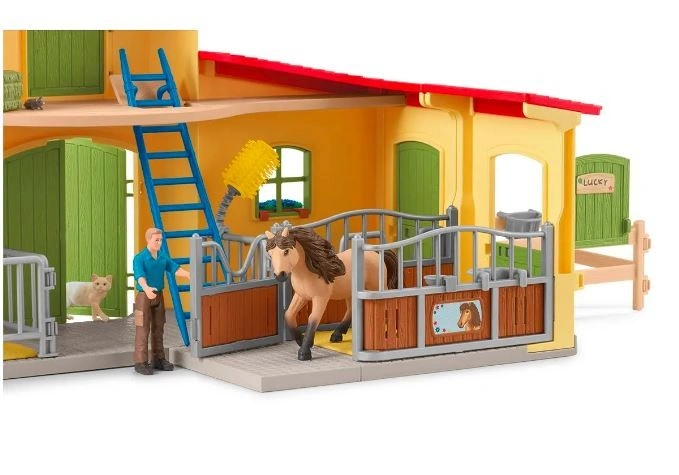 Schleich 42609 Box pro poníky s hřebcem islandského poníka