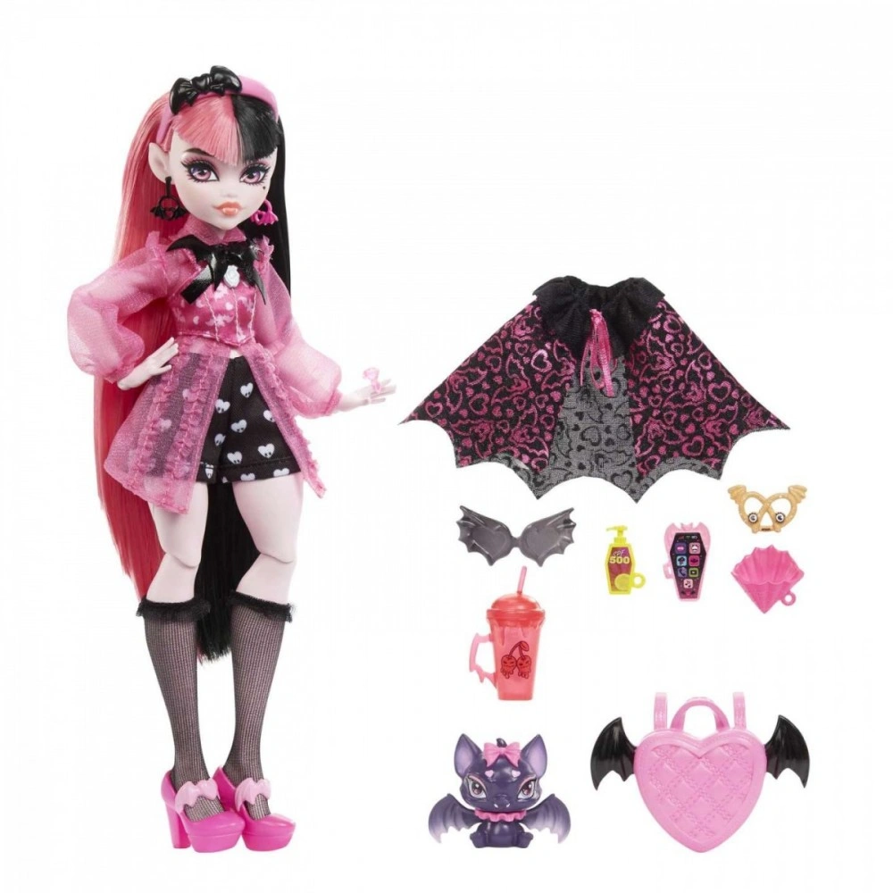 Monster High Panenka monsterka - Draculaura HPD53