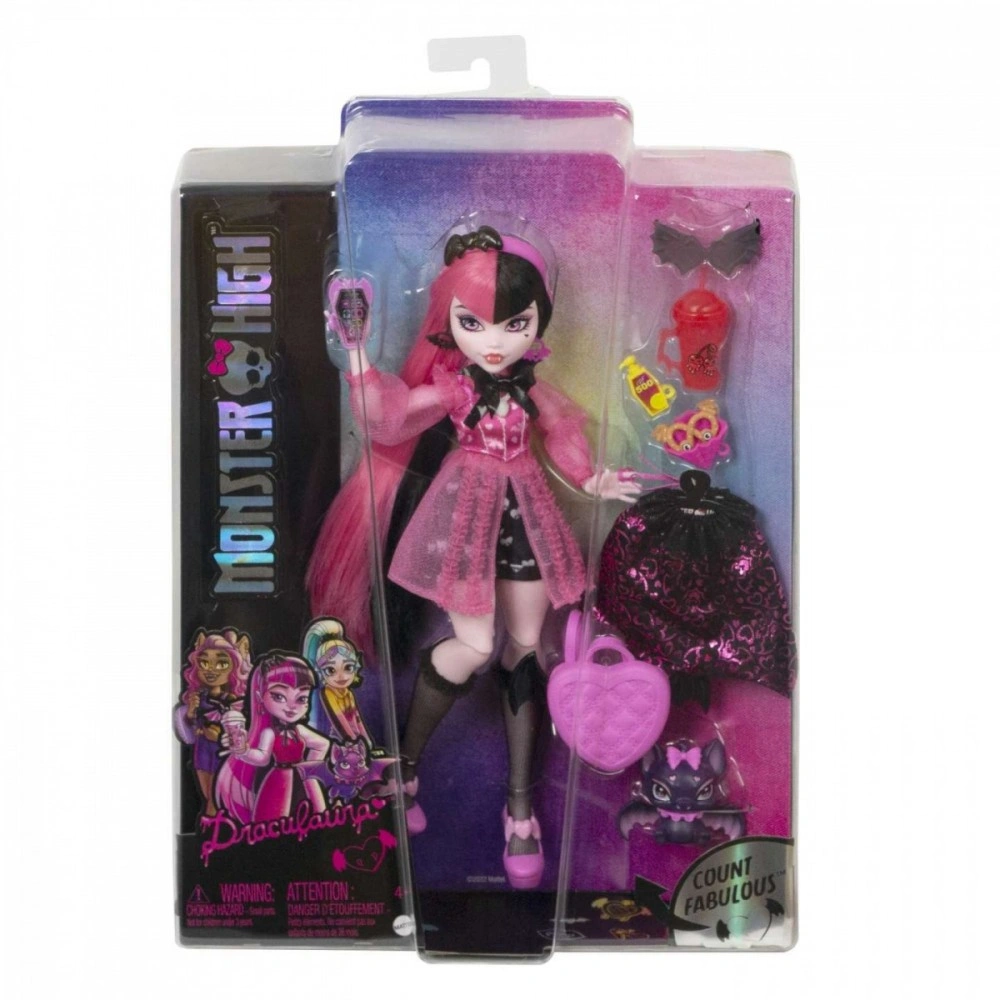 Monster High Panenka monsterka - Draculaura HPD53