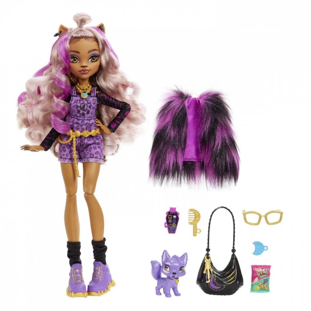 Monster High Panenka monsterka - Clawdeen HPD53