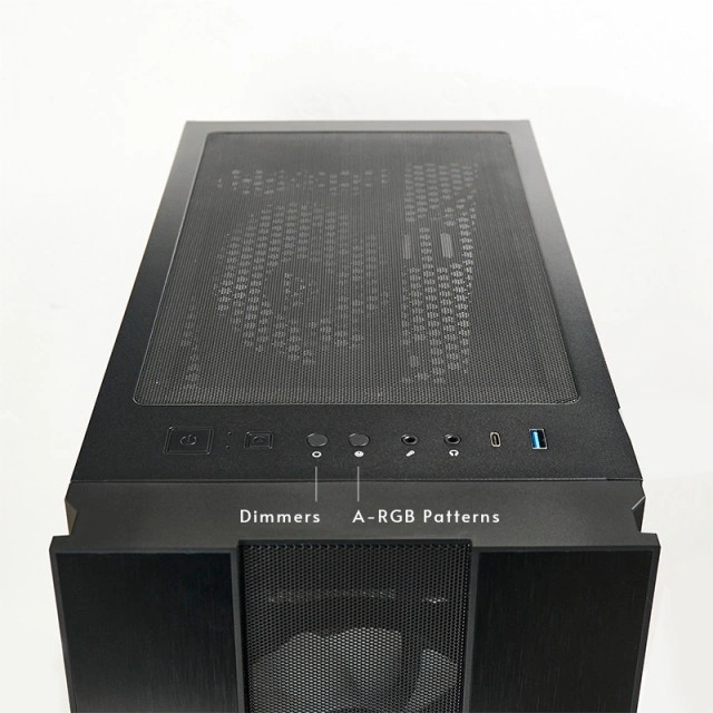 Chieftec ATX GS-02B-OP / ARGB / 4x120 mm / USB 3.0 / USB-C / černý