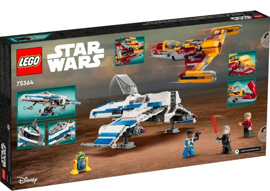 LEGO Star Wars 75364 Stíhačka E-wing Nové republiky vs. stíhačka Shin Hati