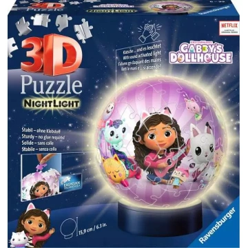 Ravensburger Puzzle-Ball Gabby’s Dollhouse 72 dílků (noční edice)