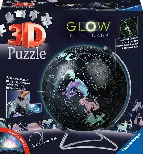 Ravensburger 3D Svítící puzzleball Hvězdný globus