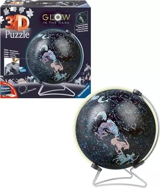 Ravensburger 3D Svítící puzzleball Hvězdný globus