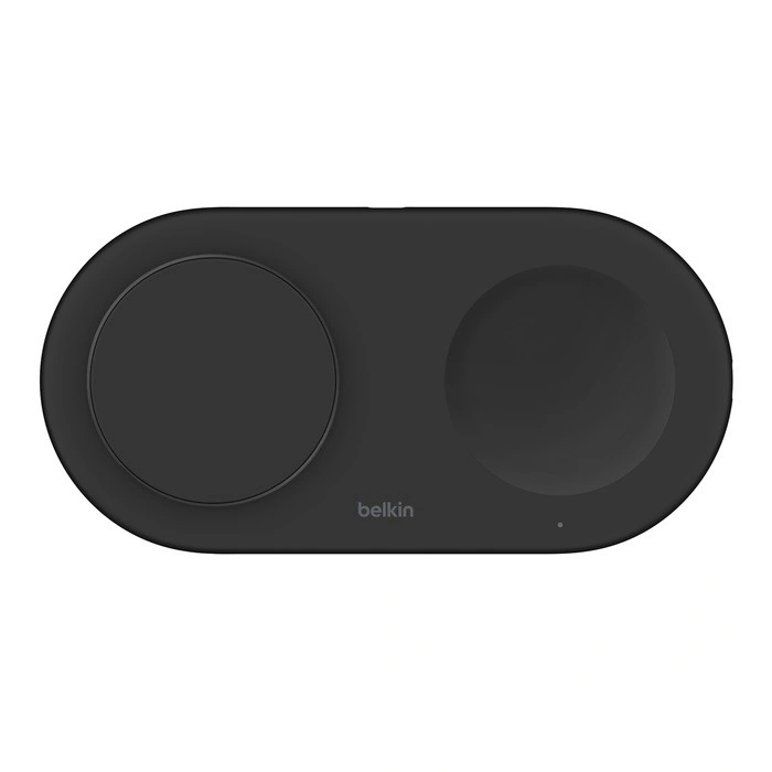 Belkin 2v1 Qi2 15W Magnetic Charging Pad, black