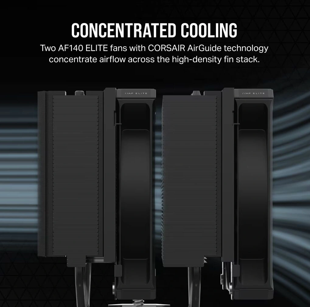 Corsair A115 Twin Tower, black