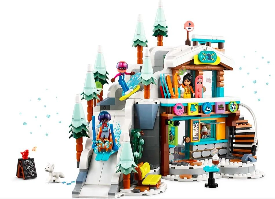 LEGO Friends 41756 Lyžařský resort s kavárnou