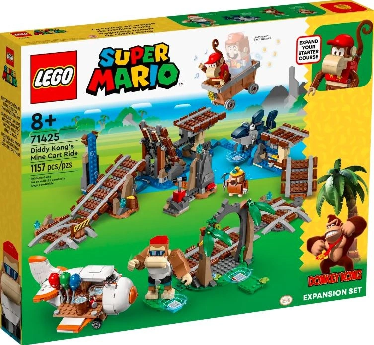 LEGO Super Mario 71425 Diddy Kongova jízda v důlním vozíku – rozšiřující set