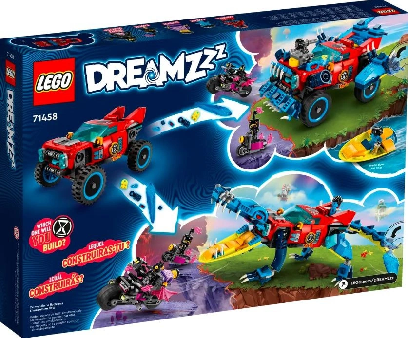 LEGO DREAMZzz 71458 Krokodýlí auto