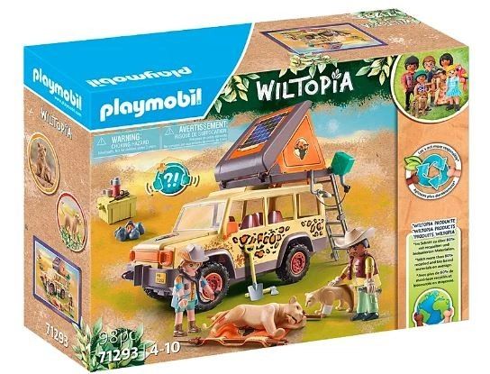 Playmobil Playmobil 71293 Wiltopia - S terénním vozidlem mezi lvy