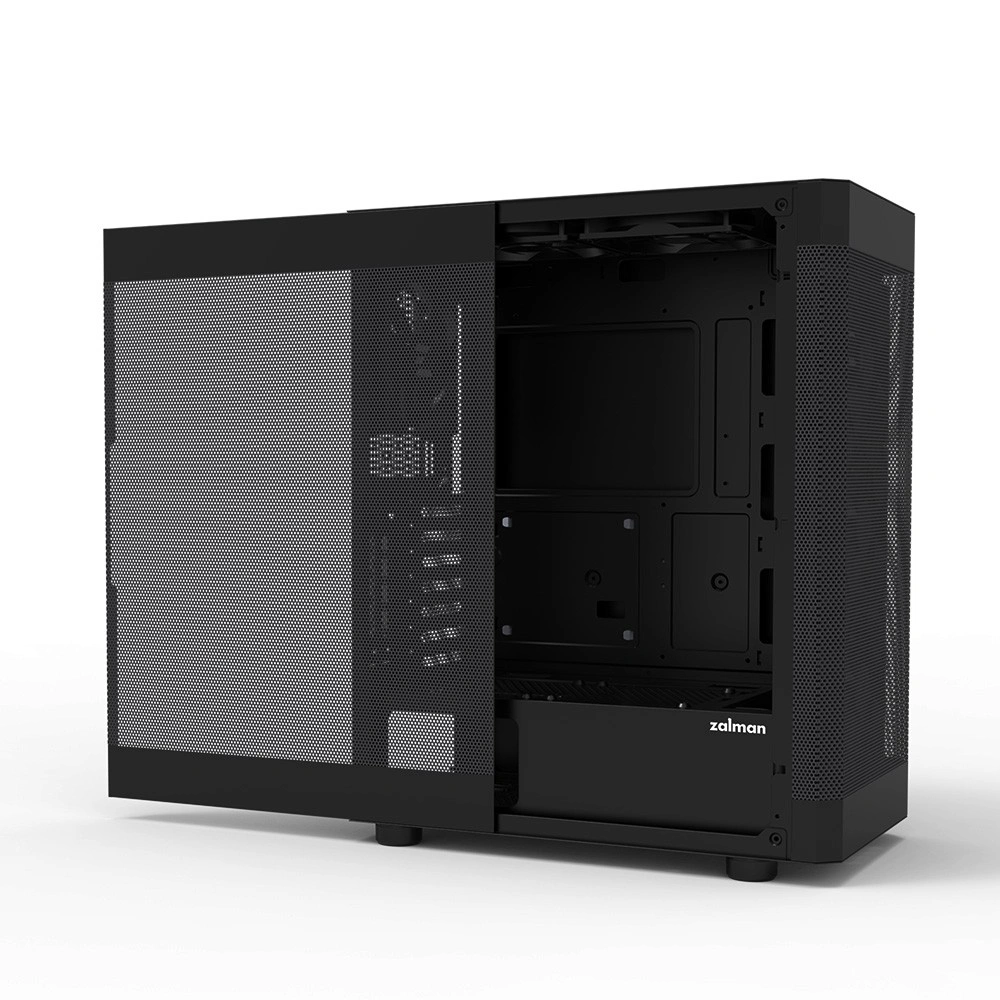 Zalman skříň i4 / middle tower / 6x120 mm fan / 2xUSB 3.0 / USB 2.0 / mesh panel / černý