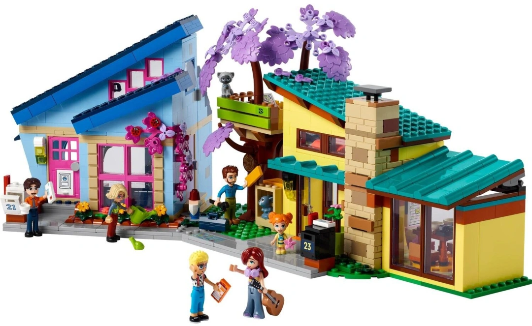 LEGO Friends 42620 Rodinné domy Ollyho a Paisley