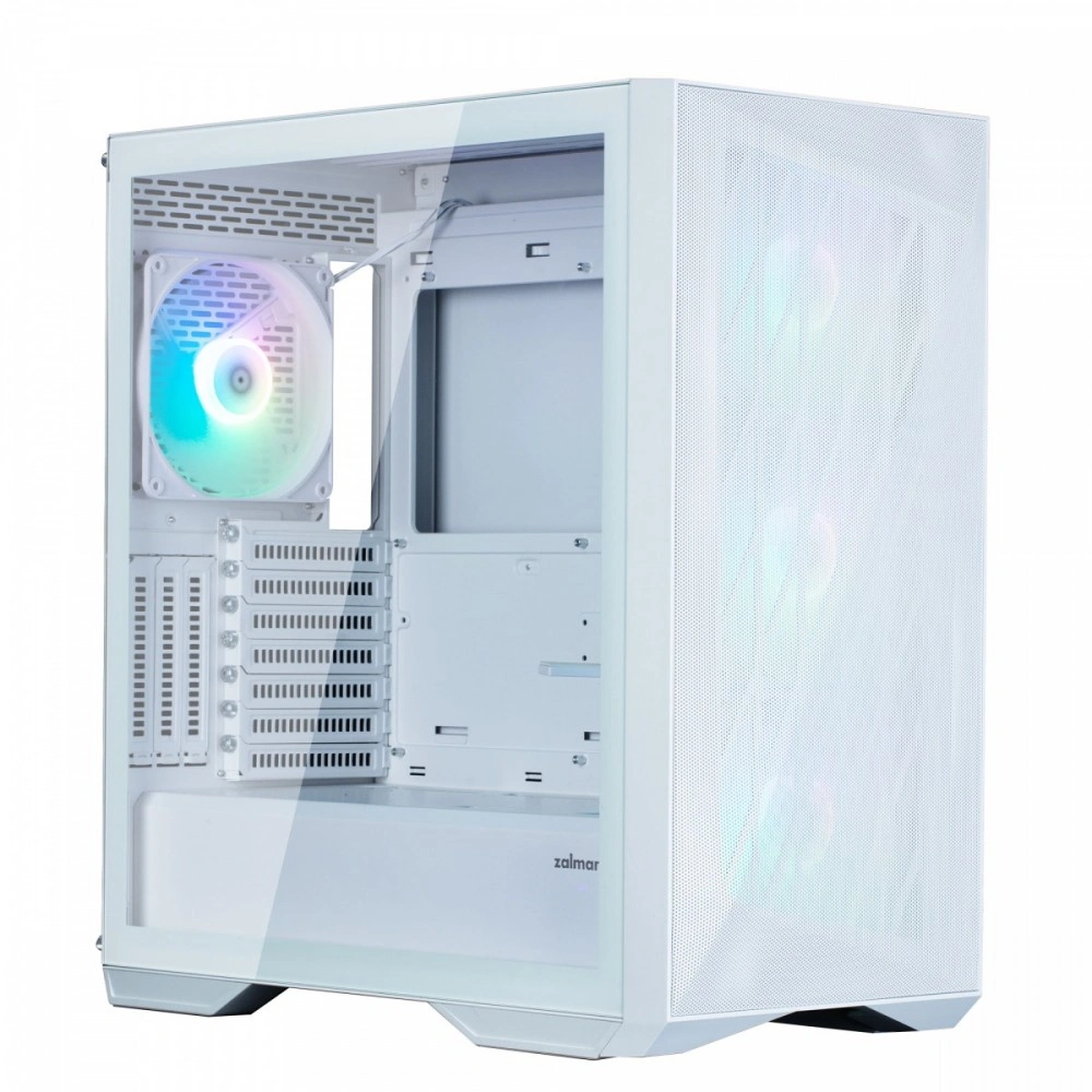 Zalman Z9 Iceberg white / Middle tower / ATX / 4x140mm fan ARGB / temperované sklo / bílá