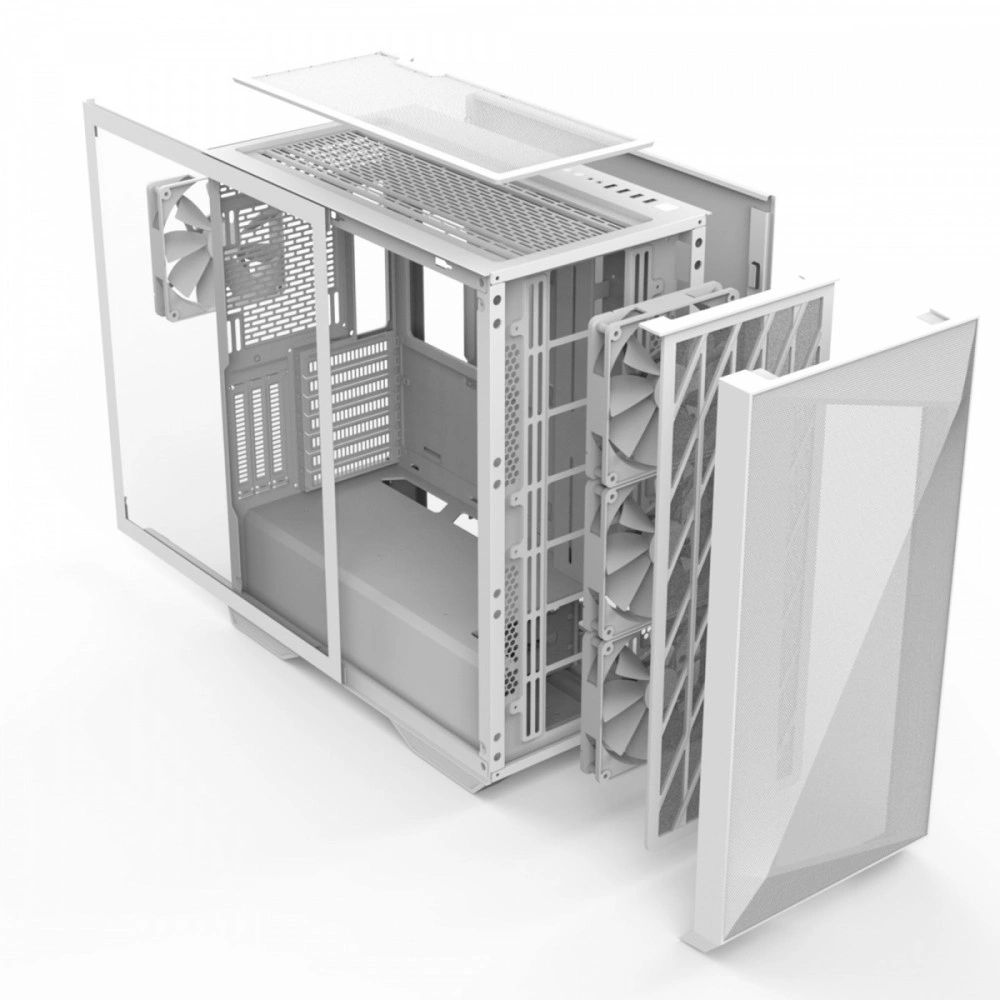 Zalman Z9 Iceberg white / Middle tower / ATX / 4x140mm fan ARGB / temperované sklo / bílá