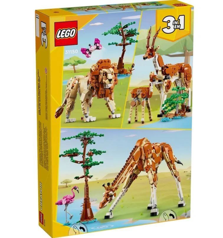 LEGO Creator 31150 Divoká zvířata ze safari