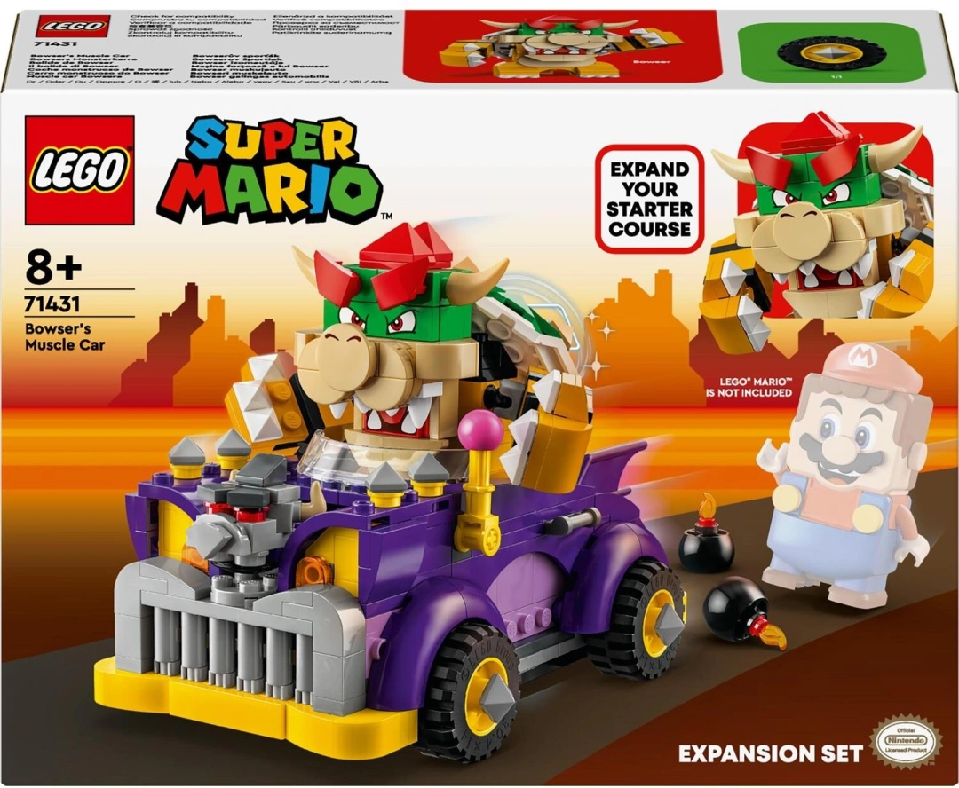 LEGO Super Mario 71431 Bowserův sporťák – rozšiřující set