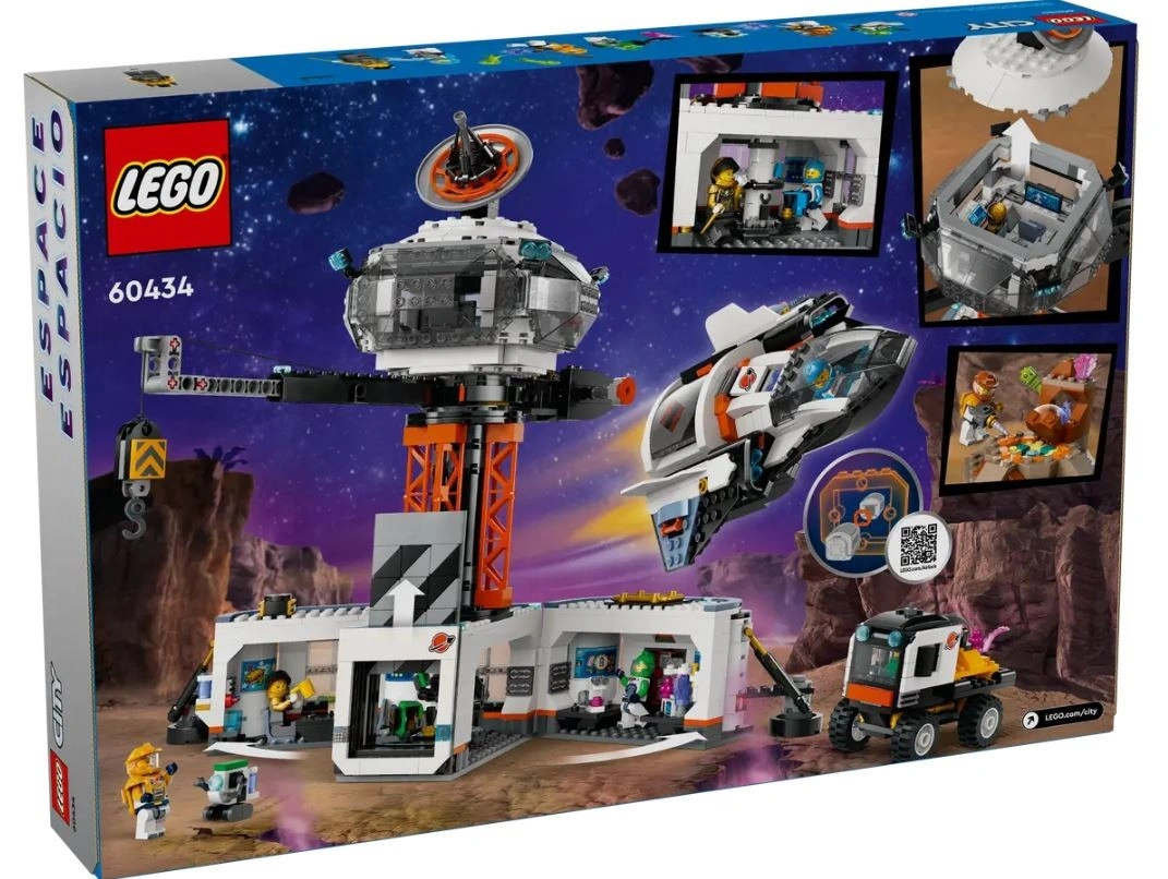 LEGO City 60434 Vesmírná základna a startovací rampa pro raketu