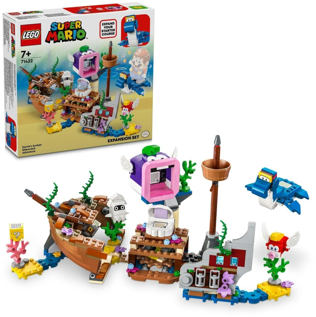 LEGO Super Mario 71432 Dorrie a dobrodružství ve vraku lodi – rozšiřující set