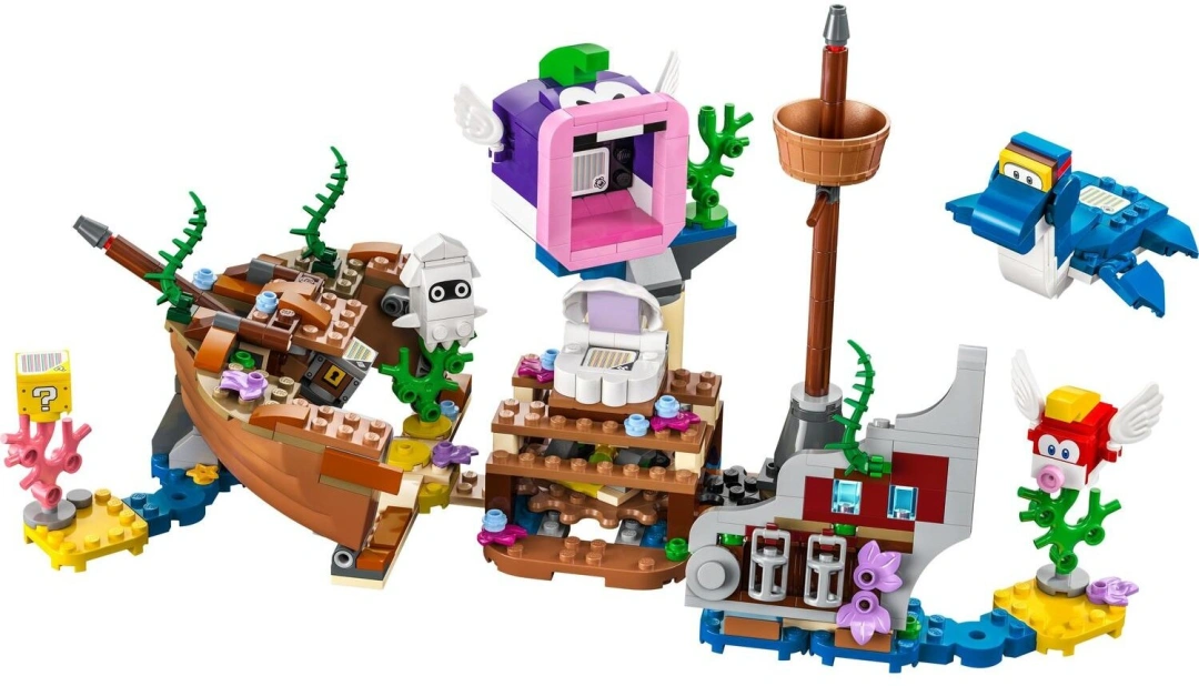 LEGO Super Mario 71432 Dorrie a dobrodružství ve vraku lodi – rozšiřující set