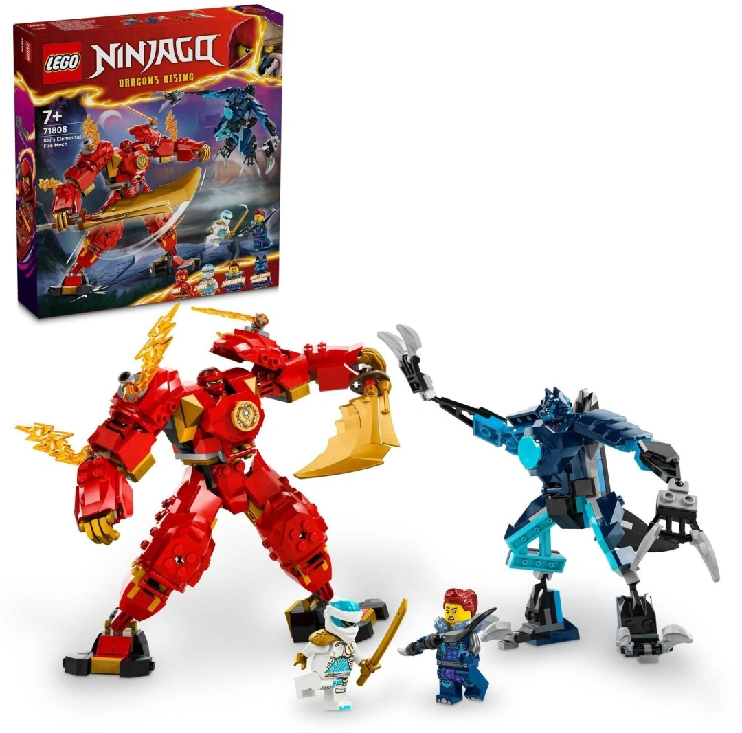 LEGO NINJAGO 71808 Kaiův živelný ohnivý robot